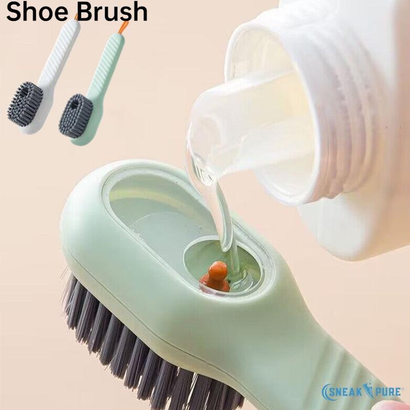 Multifunction Shoe Brush β Liquid Dispenser - SneakPure
