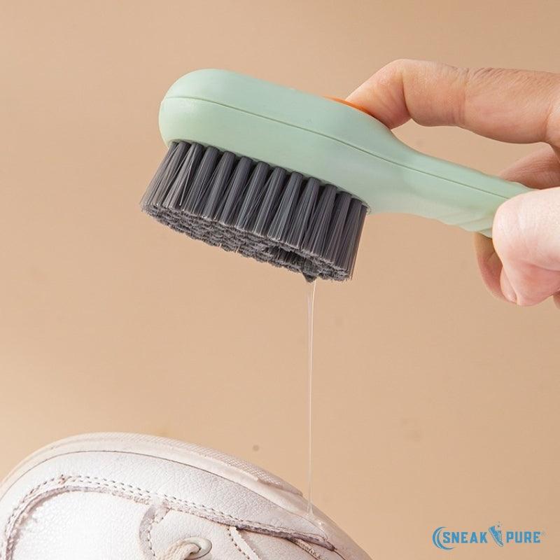 Multifunction Shoe Brush β Liquid Dispenser - SneakPure