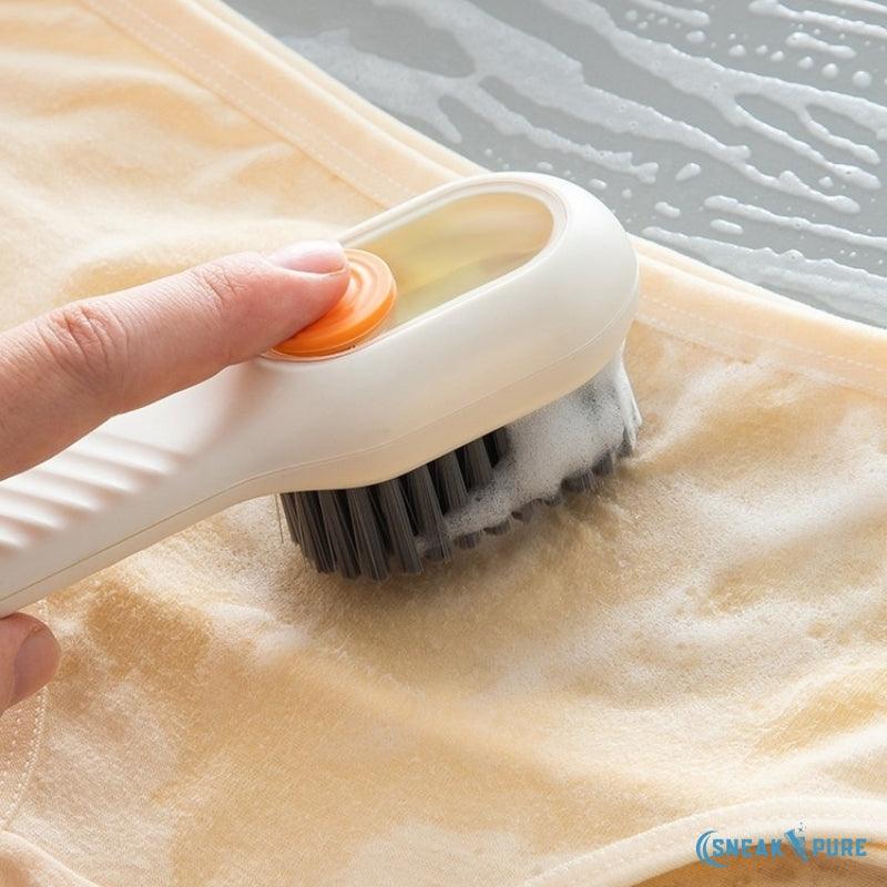 Multifunction Shoe Brush β Liquid Dispenser - SneakPure