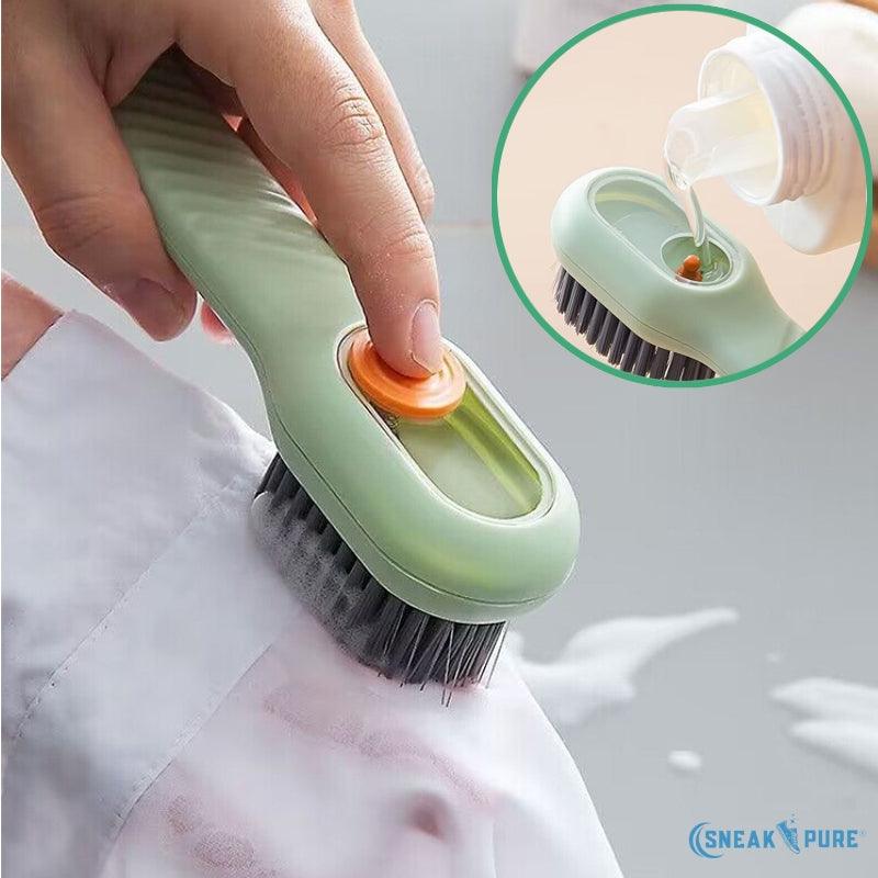 Multifunction Shoe Brush β Liquid Dispenser - SneakPure