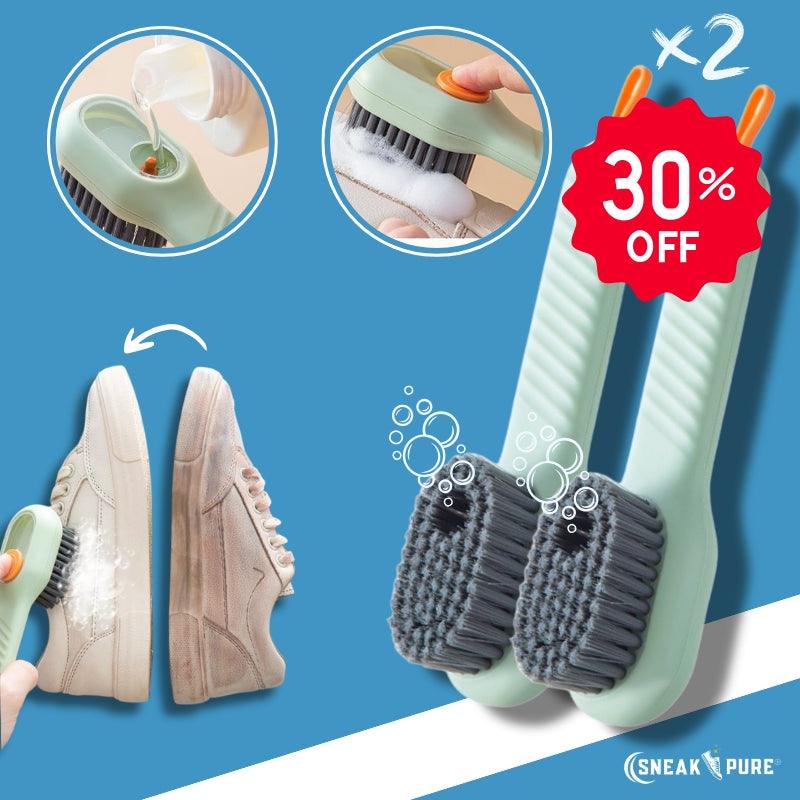 Multifunction Shoe Brush β Liquid Dispenser - SneakPure
